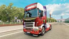 Die Chile-Copa 2014 skin für Scania-LKW für Euro Truck Simulator 2