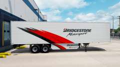 Bridgestone de la peau sur le reefer remorque pour American Truck Simulator