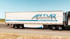 La peau Artur Exprimer sur la remorque pour American Truck Simulator