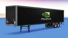 La peau Nvidia GeForce sur la remorque pour American Truck Simulator