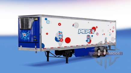 Pepsi Haut für den Kühlanhänger für American Truck Simulator