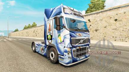 Die Uruguay-Copa 2014 skin für Volvo-LKW für Euro Truck Simulator 2