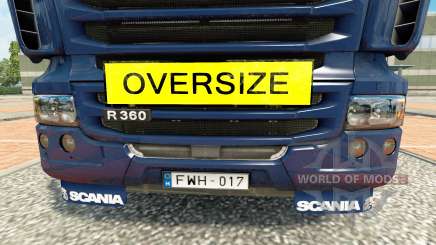 Oversize Sign für Euro Truck Simulator 2