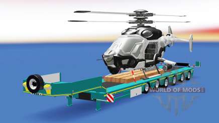 Bas de balayage avec un cargo, d'un hélicoptère AH-50 C. E. L. pour American Truck Simulator