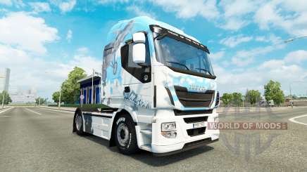 La peau Klanatrans v2.0 Iveco tracteur pour Euro Truck Simulator 2