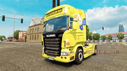 Homer Simpsons-skin für den Scania truck für Euro Truck Simulator 2