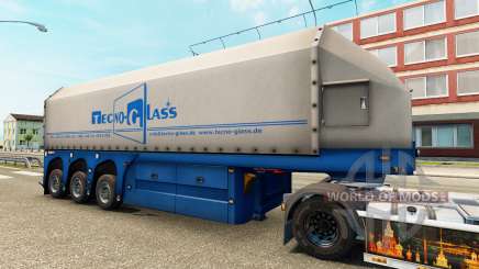 Haut Techno-Glas für halb-Steklova für Euro Truck Simulator 2