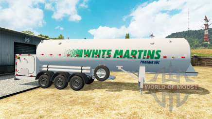 Die Auflieger-tank-White Martins für Euro Truck Simulator 2