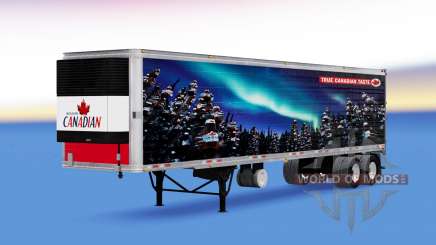 La peau de Molson Canadian sur la remorque pour American Truck Simulator