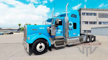 Gordon Trucking Haut für Kenworth W900 Zugmaschine für American Truck Simulator