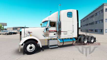 Die Haut auf PAM-Transport-LKW Freightliner Classic für American Truck Simulator