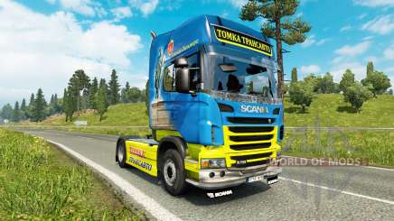 Tomka-skin für den Scania truck für Euro Truck Simulator 2