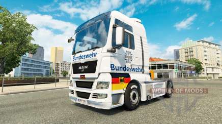 De la Bundeswehr, le skin for MAN truck pour Euro Truck Simulator 2