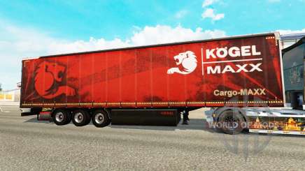 Vorhang semi-trailer Kogel maxx für Euro Truck Simulator 2