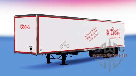 All-Metall-semi-trailer Coors für American Truck Simulator