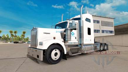 De la peau pour les etats-unis Camion camion Kenworth W900 pour American Truck Simulator