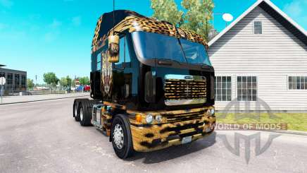 Haut Jaguar auf dem LKW Freightliner Argosy für American Truck Simulator