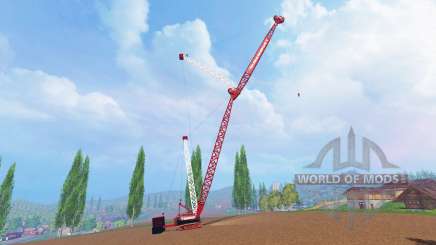 400 tonnes sur chenilles grue pour Farming Simulator 2015