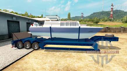 Low-frame Schleppnetzen Boot für Euro Truck Simulator 2