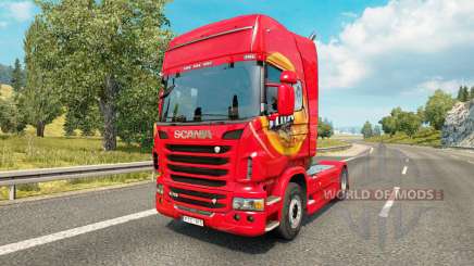 Mezzo Mix de la peau pour Scania camion pour Euro Truck Simulator 2