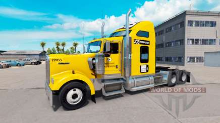 Haut JCB Traktor Kenworth W900 für American Truck Simulator