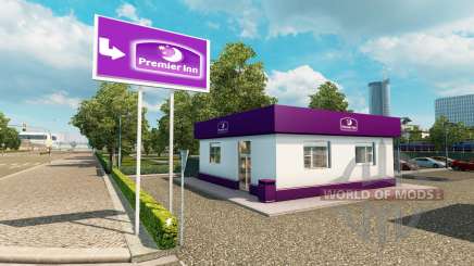 La chaîne d'hôtel Travelodge et Premier Inn pour Euro Truck Simulator 2