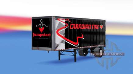 All-Metall-semi-trailer Canadian Tire für American Truck Simulator