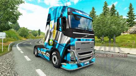 Die Argentinien-Copa 2014 skin für Volvo-LKW für Euro Truck Simulator 2