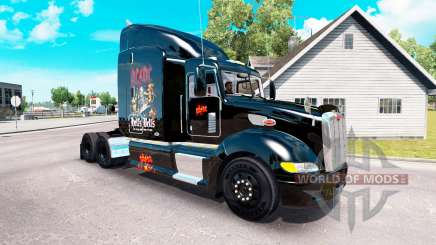 La peau AC-DC tracteur Peterbilt 386 pour American Truck Simulator