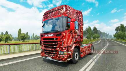 La peau de Coca-Cola de Bulles sur le tracteur Scania pour Euro Truck Simulator 2