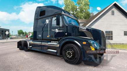 La peau Trans Ouest de tracteur routier Volvo VNL 670 pour American Truck Simulator
