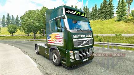 De transport militaire de la peau pour Volvo camion pour Euro Truck Simulator 2