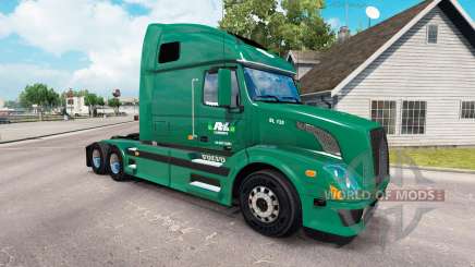 La peau R-L Transporteurs sur le camion Volvo VNL 670 pour American Truck Simulator