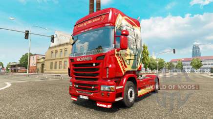 Haut King of the Road auf der Zugmaschine Scania für Euro Truck Simulator 2