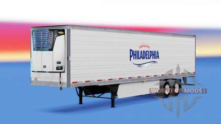 La peau de Philadelphie sur la remorque pour American Truck Simulator