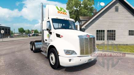 La peau NOUS les Aliments camion Peterbilt pour American Truck Simulator