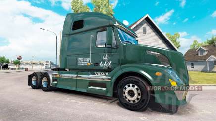 La peau de Services pour LDI tracteur Volvo VNL 670 pour American Truck Simulator