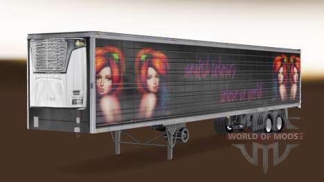 Haut Vereinten Farben für semi-refrigerated für American Truck Simulator