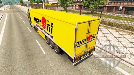 Maroni Transportes Haut für Anhänger für Euro Truck Simulator 2
