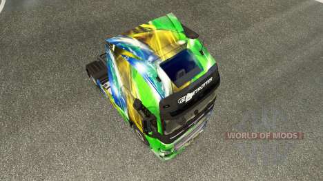 Brasil 2014 peau v3.0 pour Volvo camion pour Euro Truck Simulator 2