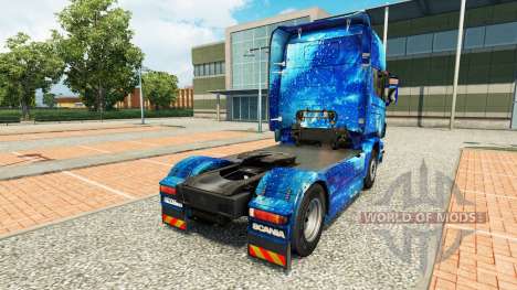 La peau de l'Eau sur tracteur Scania pour Euro Truck Simulator 2
