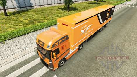 Die Haut auf der Zugmaschine DAF XF 105.510 für Euro Truck Simulator 2