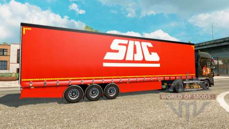 Vorhang Auflieger SDC v2.0 für Euro Truck Simulator 2