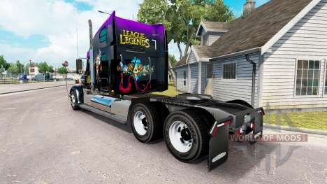 Скин League of Legends на Freightliner Coronado für American Truck Simulator