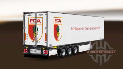 Semi-remorque Chereau, FC Augsburg pour Euro Truck Simulator 2