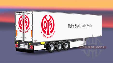 Semi-Trailer Chereau 1. FSV Mainz 05 für Euro Truck Simulator 2