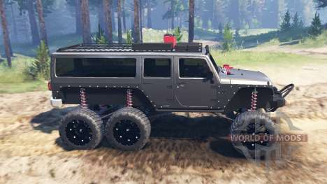 Jeep Wrangler 6x6 [crawler] pour Spin Tires