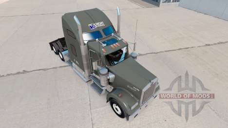Haut auf die Ritter Kühl-LKW Kenworth W900 für American Truck Simulator