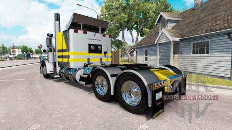Скин Argenté jaune métallique на Peterbilt 389 pour American Truck Simulator