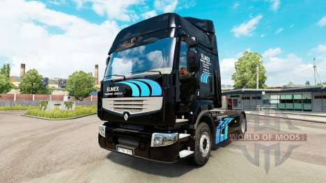 ELMEX de la peau pour Renault camion pour Euro Truck Simulator 2